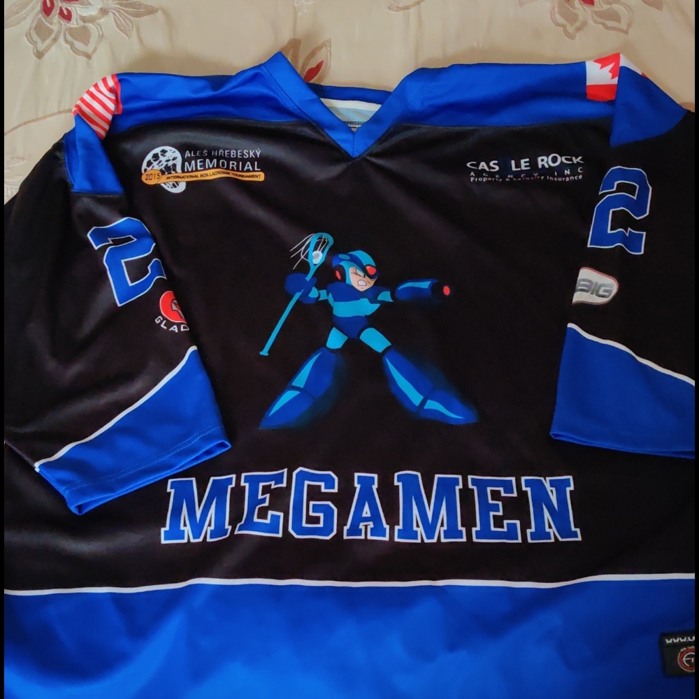 Megaman box lacrosse jersey